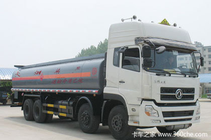 东风商用车 天龙 290马力 8X4 化工液体运输车(楚胜牌)(CSC5310GHYD)