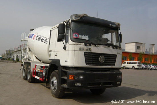 陝汽重卡德龍f2000300馬力6x4混凝土攪拌車亞特重工牌tz5255gjbsc4