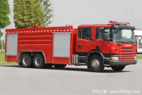 斯堪尼亚 P系列 310马力 6X4 消防车(上格牌)