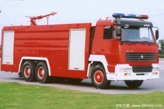 中国重汽 斯太尔王 260马力 6X4 消防车(上格牌)