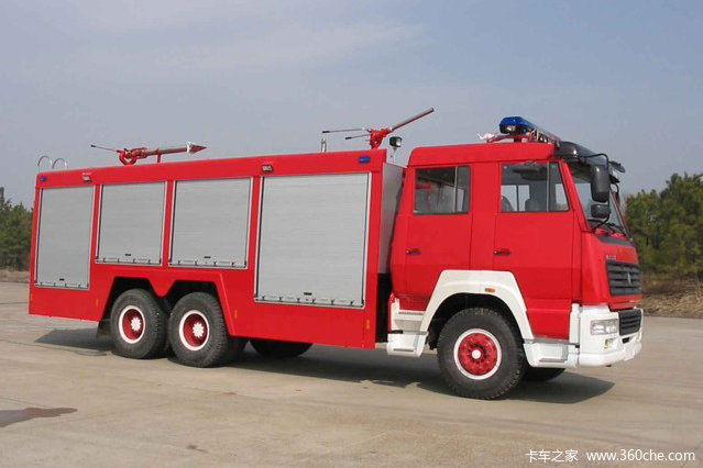 中国重汽 斯太尔王 260马力 6X4 消防车(上格牌)