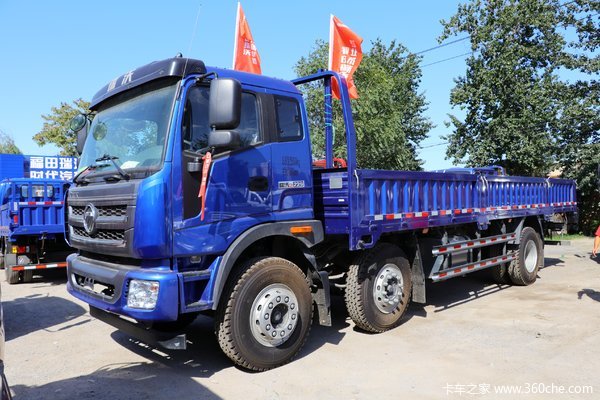 福田 瑞沃Q5 220马力 6X2 6.8米栏板载货车(BJ1255VNPHE-FD)