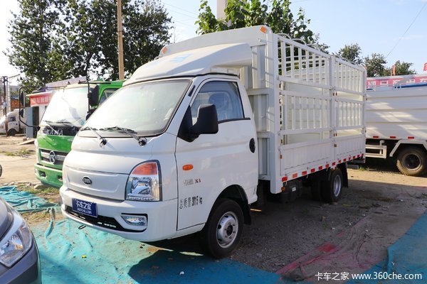 凯马 锐航X1 2.0L 122马力 CNG 3.95米单排仓栅微卡(国六)(KMC5039CCYNG318D6)