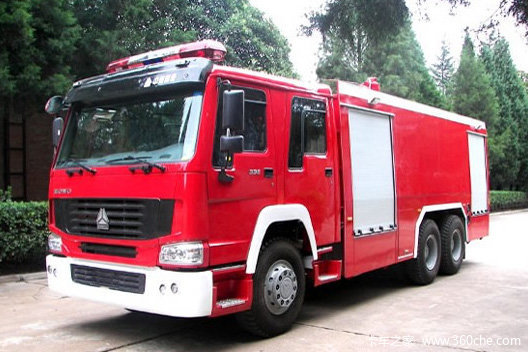 中国重汽 HOWO 336马力 6X4 消防车(银河牌)