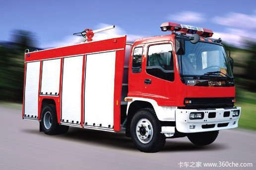 庆铃 五十铃 260马力 4X2 消防车(银河牌)(BX5140TXFFE34B)
