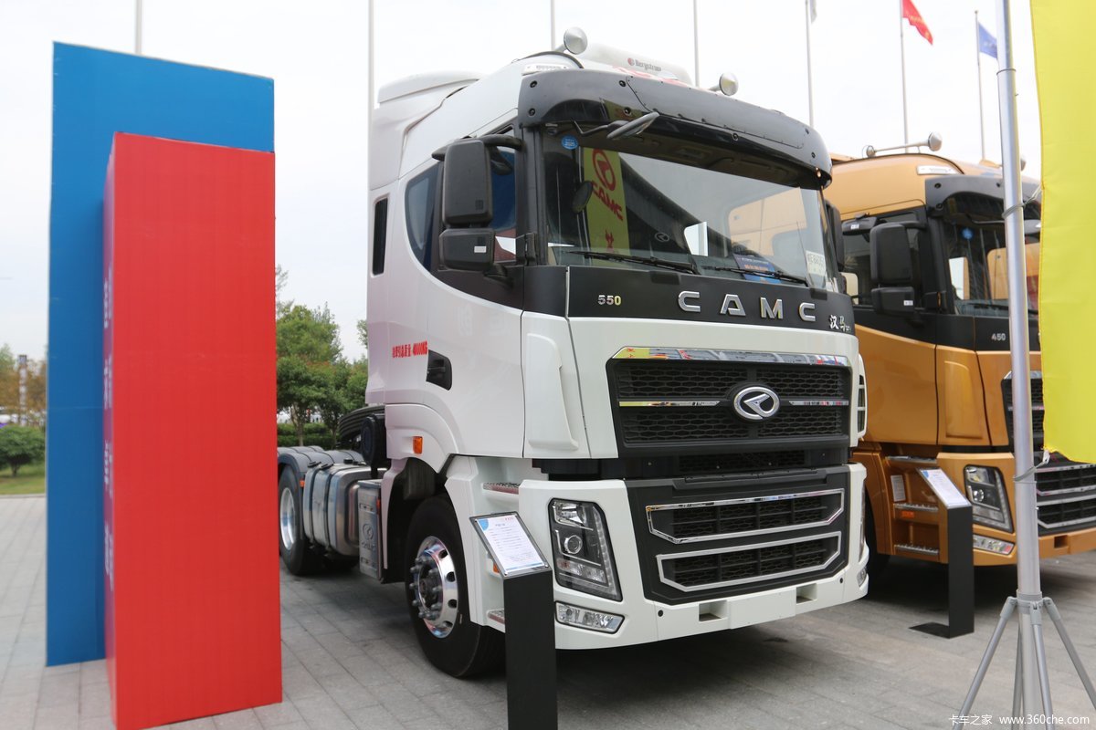 【图】华菱 汉马h9重卡 550马力 6x4牵引车(速比3.