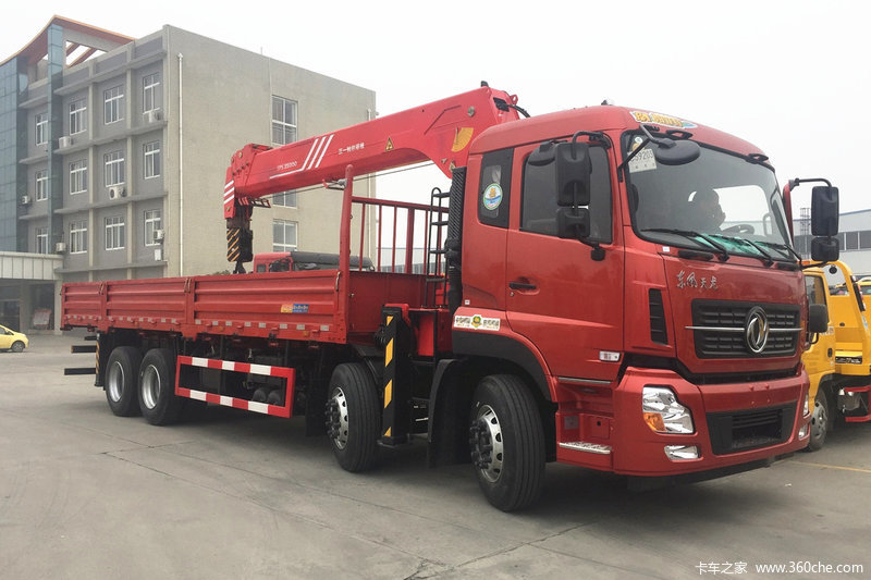 【图】东风商用车 天龙 315马力 8x4 随车吊(帕菲特牌)(pft5310jsqa1)