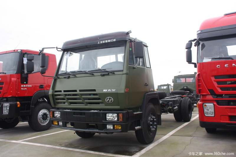 【图】红岩 斯太尔重卡 266马力 4x2 载货车(专用车底盘)(cq1190bl461