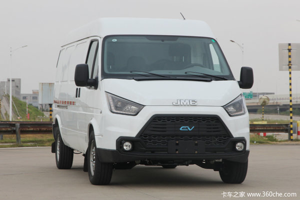 江铃汽车 特顺EV 商运型 5.7米纯电动长轴距厢式封闭货车(中顶)80.4kWh