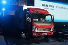 现代商用车 泓图500 130马力 4X2 4.165米单排厢式轻卡(6挡)(CNJ2040XXYZDB33V)