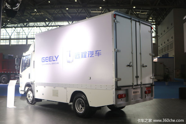吉利远程 GLR 4.5T 4.14米单排增程式厢式轻卡