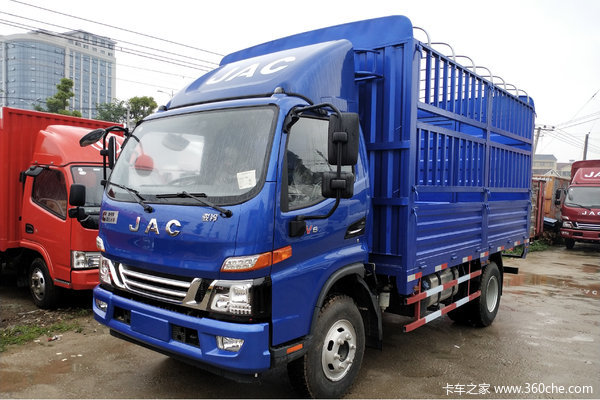 江淮 骏铃V6 156马力 4X2 4.18米桶装垃圾运输车(HFC5043CTYP91K2C2V)