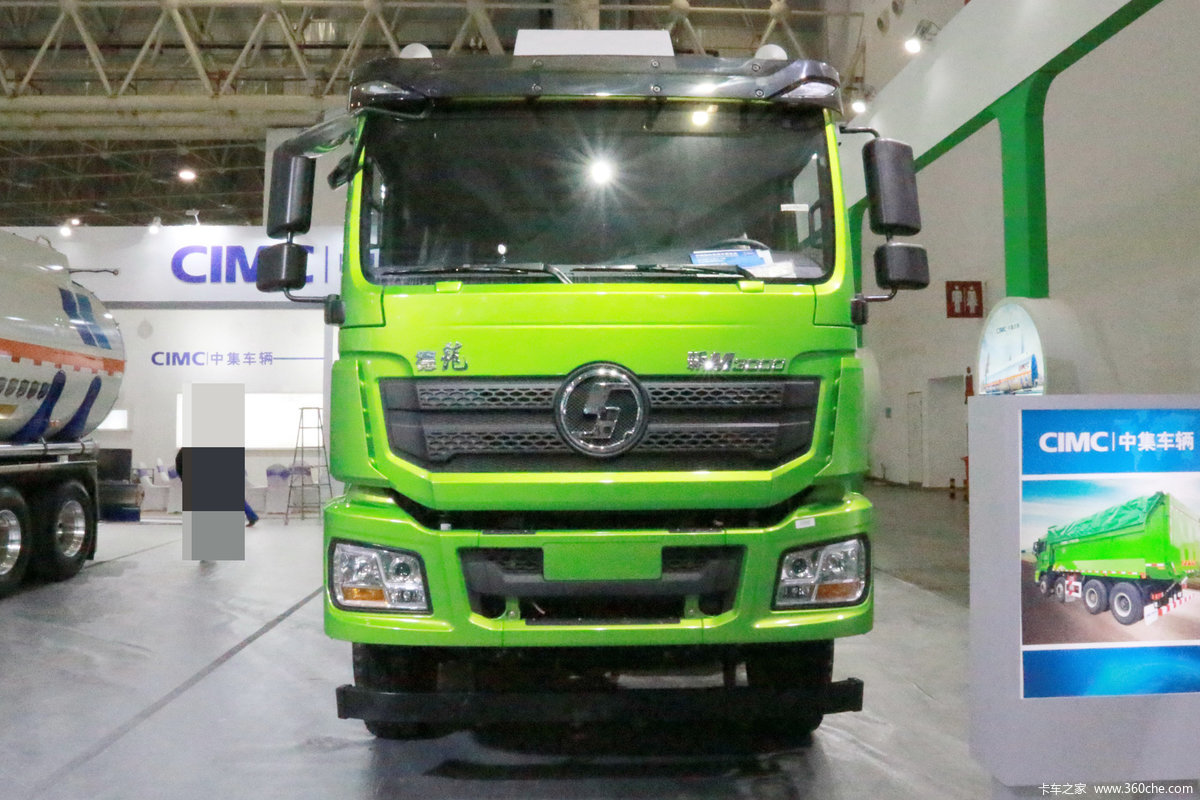 陕汽重卡 德龙新M3000 城建标准版 350马力 8X4 5.6米自卸式垃圾车(国六)