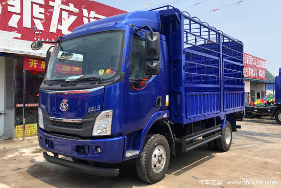 东风柳汽乘龙l3160马力4x242米单排仓栅式载货车lz5093ccyl3ab