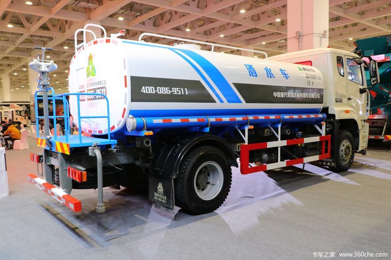 【图】中国重汽 豪瀚n5g 220马力 4x2 洒水车(绿叶牌)(jyj5185gssf)