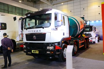 中国重汽 汕德卡SITRAK C5H 340马力 8X4 混凝土搅拌车(青专牌)