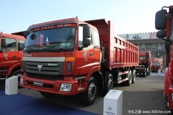 福田 欧曼ETX 6系重卡 360马力 8X4 7.4米自卸车(BJ3313DMPKC-AA)