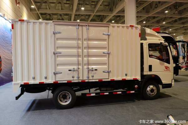 中国重汽HOWO 悍将 经典款 116马力 4.15米单排厢式轻卡(ZZ5047XXYF3315E145)