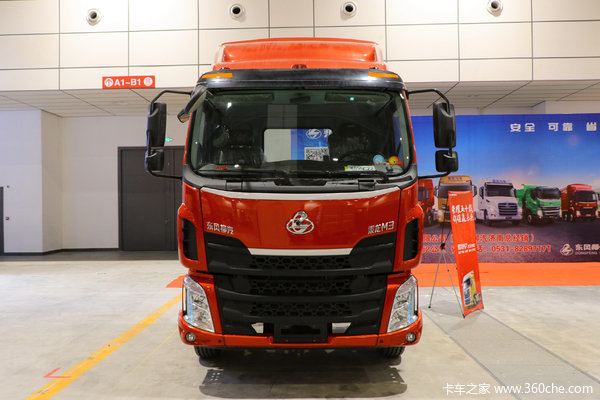 东风柳汽 新乘龙M3 170马力 4X2 7.65米排半厢式载货车(LZ5160XXYM3AB)