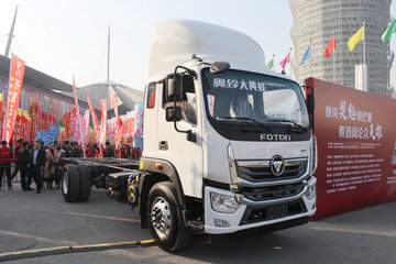 福田 奥铃大黄蜂 260马力 6.1米排半栏板载货车(BJ1188VGPHK-A1) 卡车图片