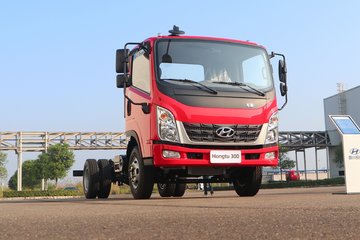 现代商用车 泓图300 130马力 4X2 4.165米单排栏板轻卡(CNJ2040ZDB33V)