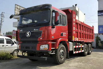 陕汽康明斯 德龙X3000 矿用加强版 385马力 6X4 5.6米自卸车(SX5250ZLJ6B384)