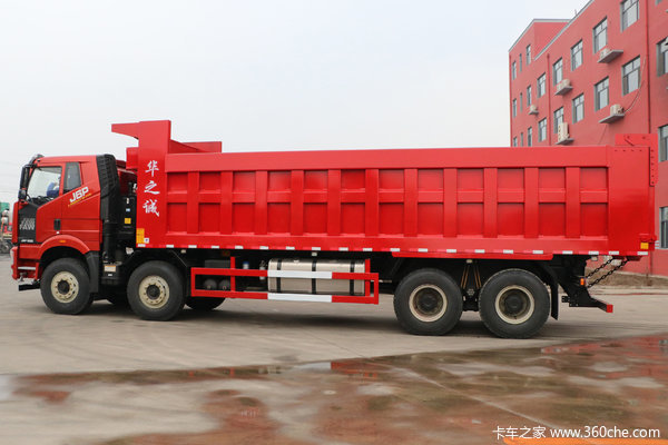 一汽解放 J6P重卡 350马力 8X4 7.8米自卸车