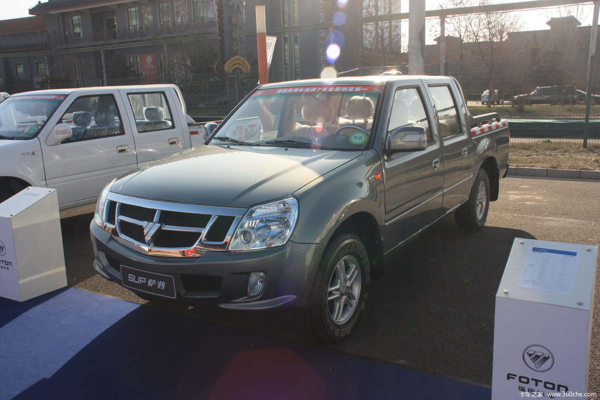 福田皮卡 萨普t 2011款福田 萨普t 标准型 2.8l柴油 双排皮卡 外观