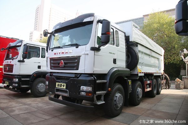 中国重汽 汕德卡SITRAK C6G重卡 400马力 8X4 5.8自卸车(ZZ3316N256ME1)