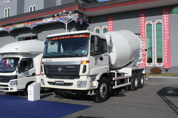 福田 欧曼9系 340马力 6X4 混凝土搅拌车(三力牌)(CGJ5251GJB)