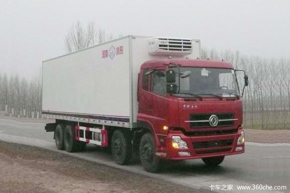 东风商用车 天龙 270马力 8X4 冷藏车(冰熊)