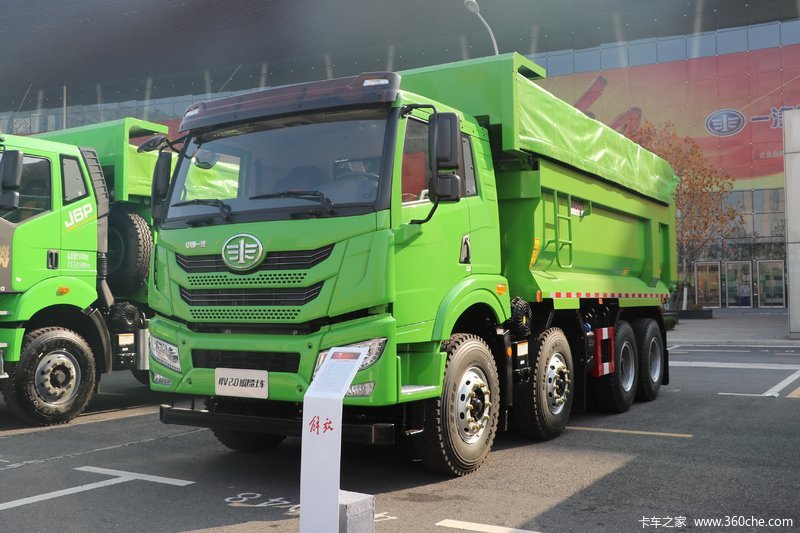 【图】青岛解放 悍v重卡 2.0版 375马力 8x4 5.