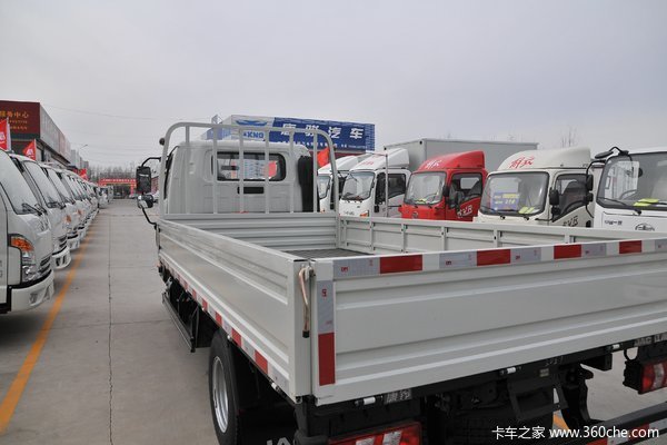 江淮 康铃j5 132马力 4.18米单排栏板轻卡(hfc1041p52k3c2v)8.