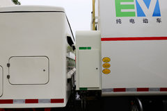 东风柳汽 新乘龙M3 4X2 排半纯电动压缩式垃圾车(福龙马牌)218kWh