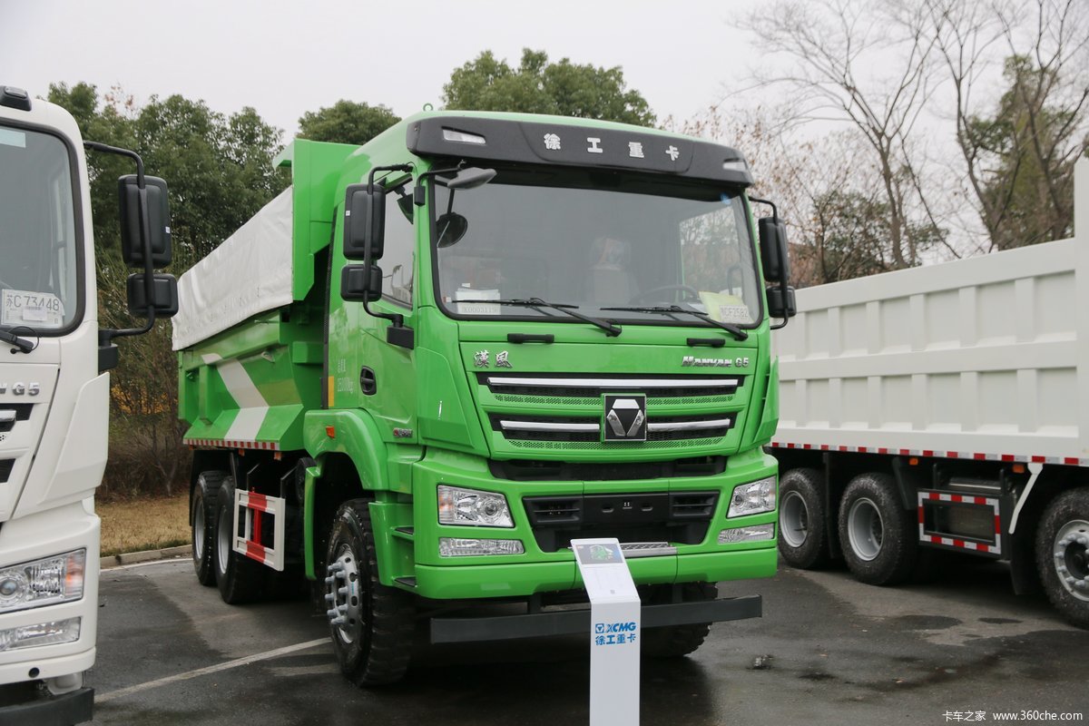 徐工 漢風(汉风)G5 标载版 390马力 6X4 5.6米LNG自卸式垃圾车(国六)