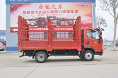 中国重汽HOWO 悍将 120马力 3.85米排半仓栅式轻卡(国