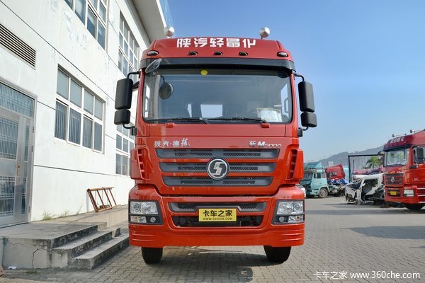 陕汽重卡 德龙新M3000 350马力 6X4 LNG低密度粉粒物料运输车(华威驰乐牌)(SGZ5250GFLSX6L)
