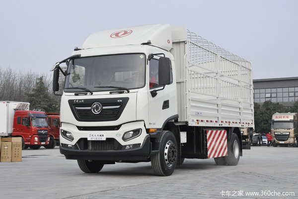 东风新疆 天锦KR燃气 220马力 4X2 6.75米LNG仓栅式载货车(DFV5182CCYGP6N)