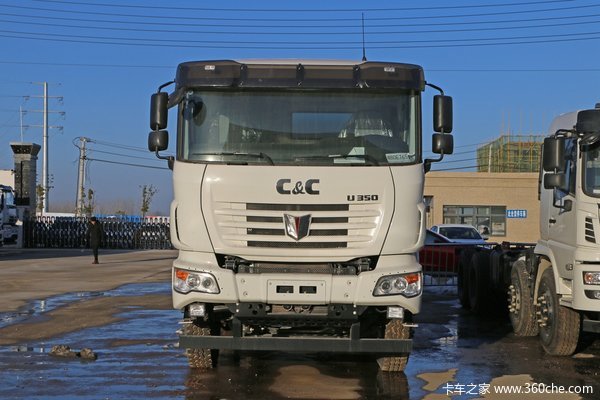 联合卡车U350 350马力 6X4 混凝土搅拌运输车(中集牌)(ZJV5250GJBJMQCC)