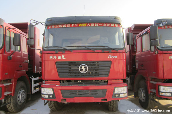 陕汽 德龙F2000重卡 385马力 8X4 7.6米自卸车(SX3315NT366C)
