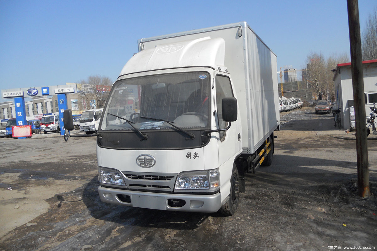 【图】小解放 103马力 4.3米单排厢式轻卡_实拍图片_91277_卡车之家