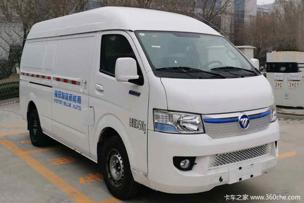 新車到店 北京市風景智藍電動封閉廂貨僅需12.5萬元