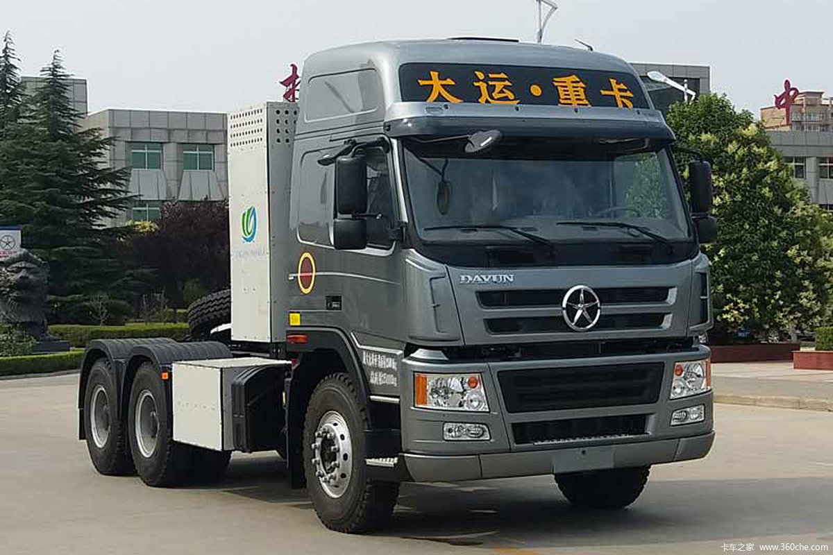 大运 E8重卡 25T 6X4 7.3米纯电动牵引车