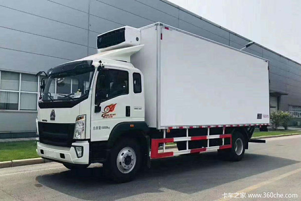中国重汽HOWO G5X 220马力 4X2 6.64米冷藏车(松川牌)