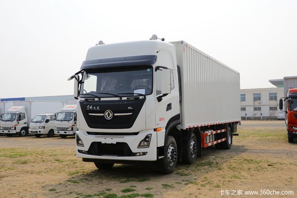 东风商用车 天龙KL重卡 300马力 6X2 9.4米厢式载货车(DFH5250XXYAX2V)