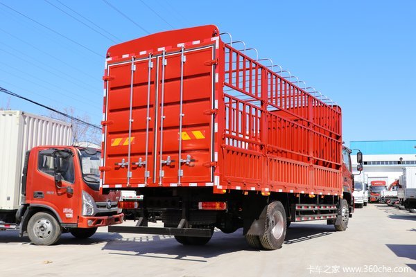 福田 瑞沃ES5 220马力 6X2 6.8米排半仓栅式载货车(国六)(BJ5244CCYNPFB-01)