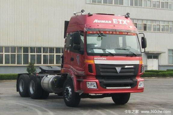 福田 欧曼ETX 5系重卡 340马力 6X4 牵引车(ETX-2420驾驶室)