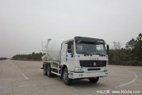 中国重汽 HOWO 336马力 6X4 混凝土搅拌车(华建牌)