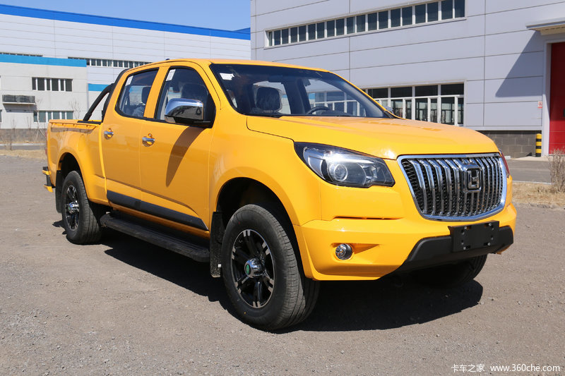 5t柴油 150马力 两驱 长轴双排皮卡_实拍图片_924083_卡车之家