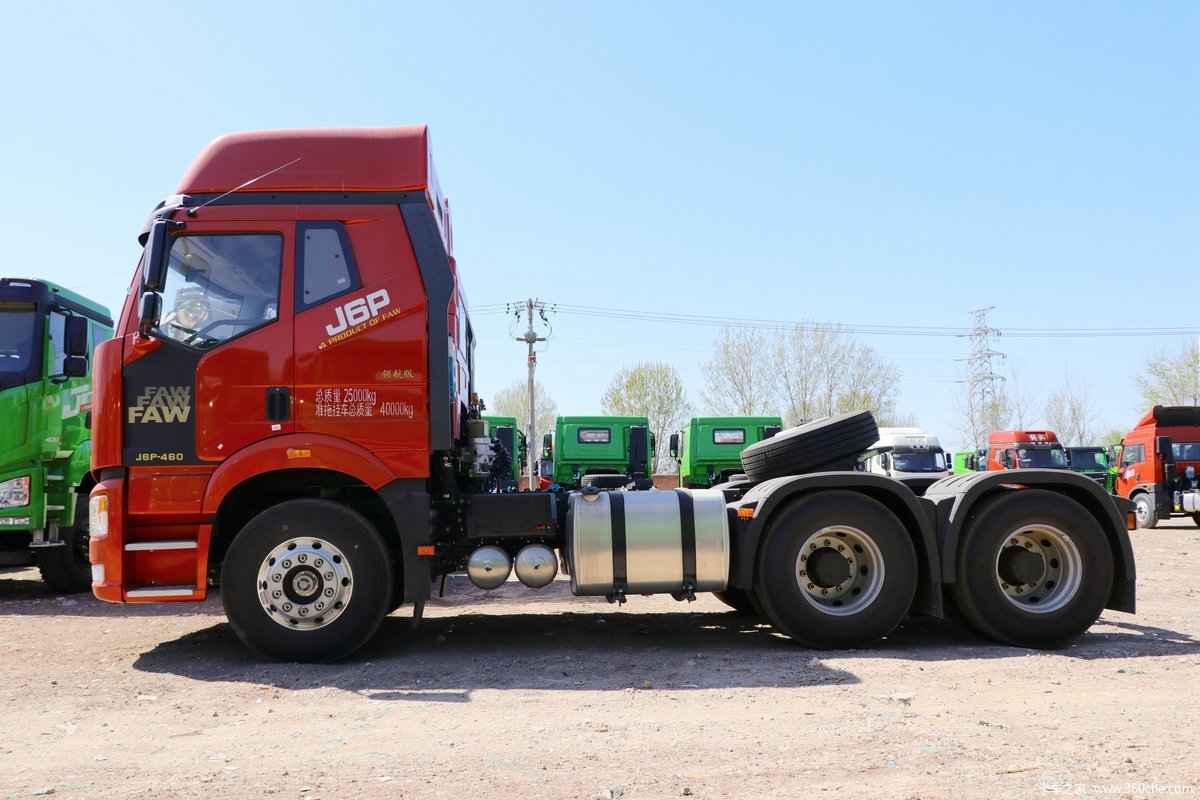 【图】一汽解放 j6p重卡 领航版 460马力 6x4牵引车(ca4250p66k24t1a1